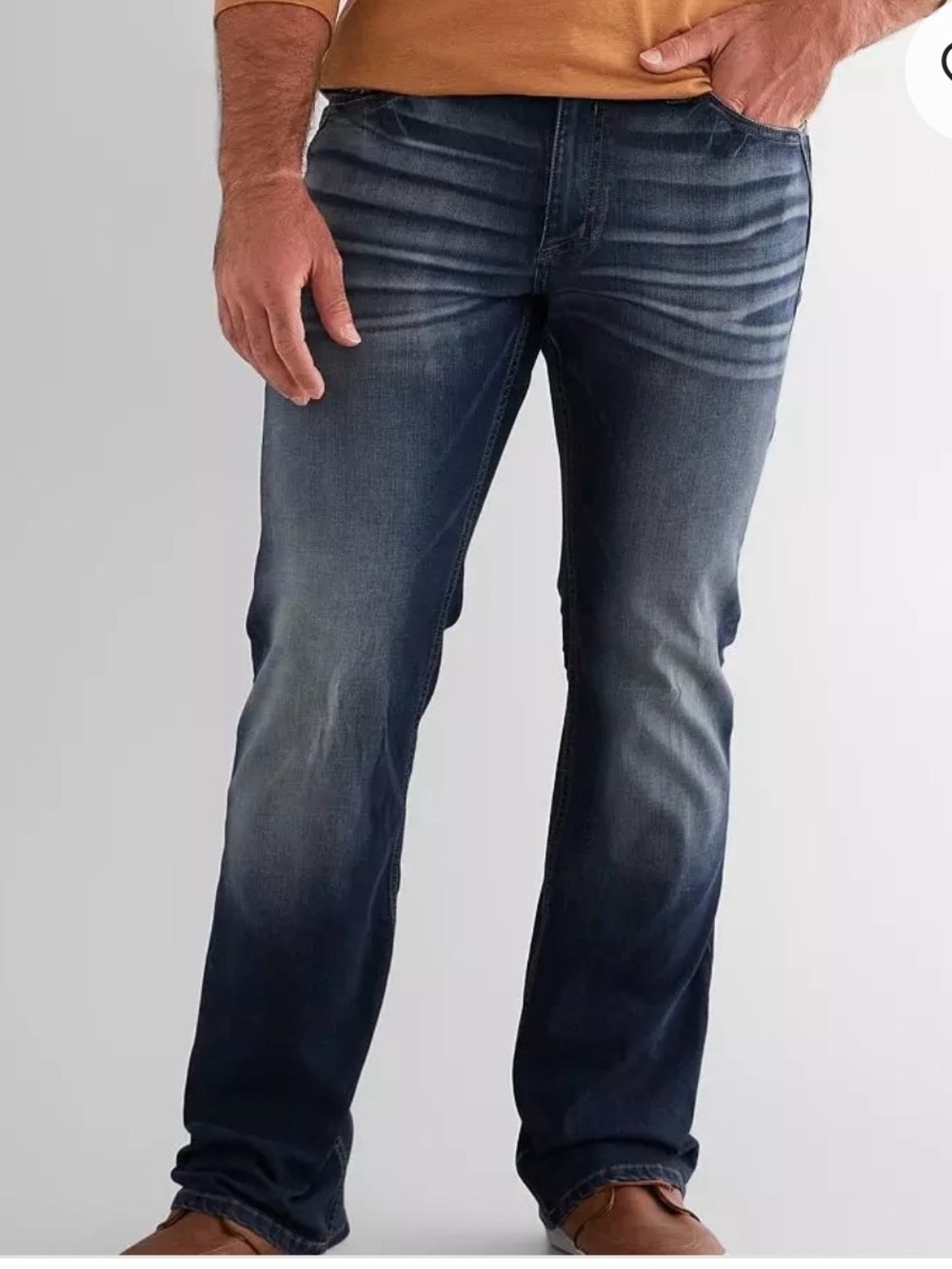Howitzer Freedom Bootcut Dark Blue Men's Jeans with Subtle Fade size 36X32